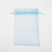 50x Organza Zakje - 150mm x 200mm - Licht Blauw