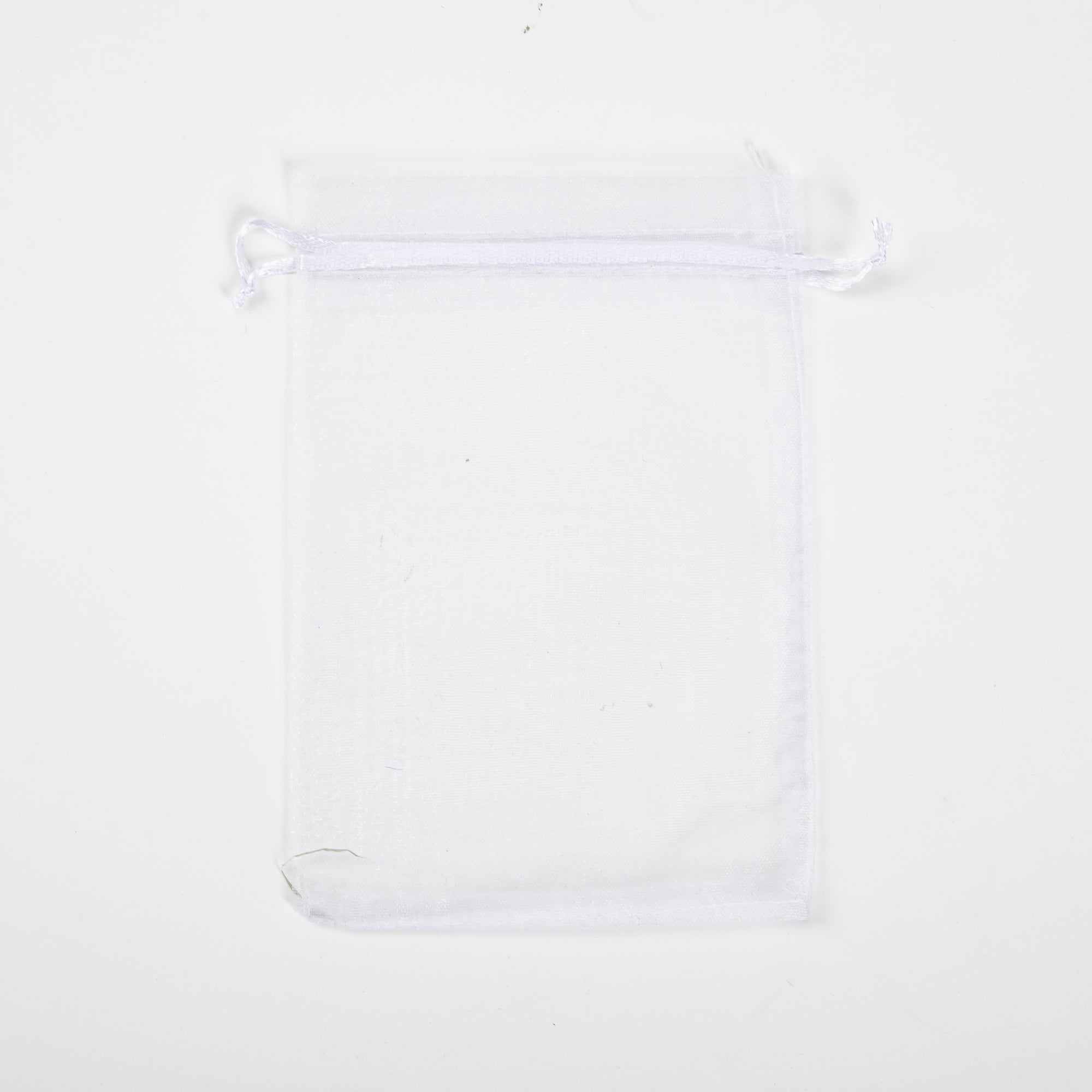 50x Organza Zakje - 150mm x 200mm - Wit