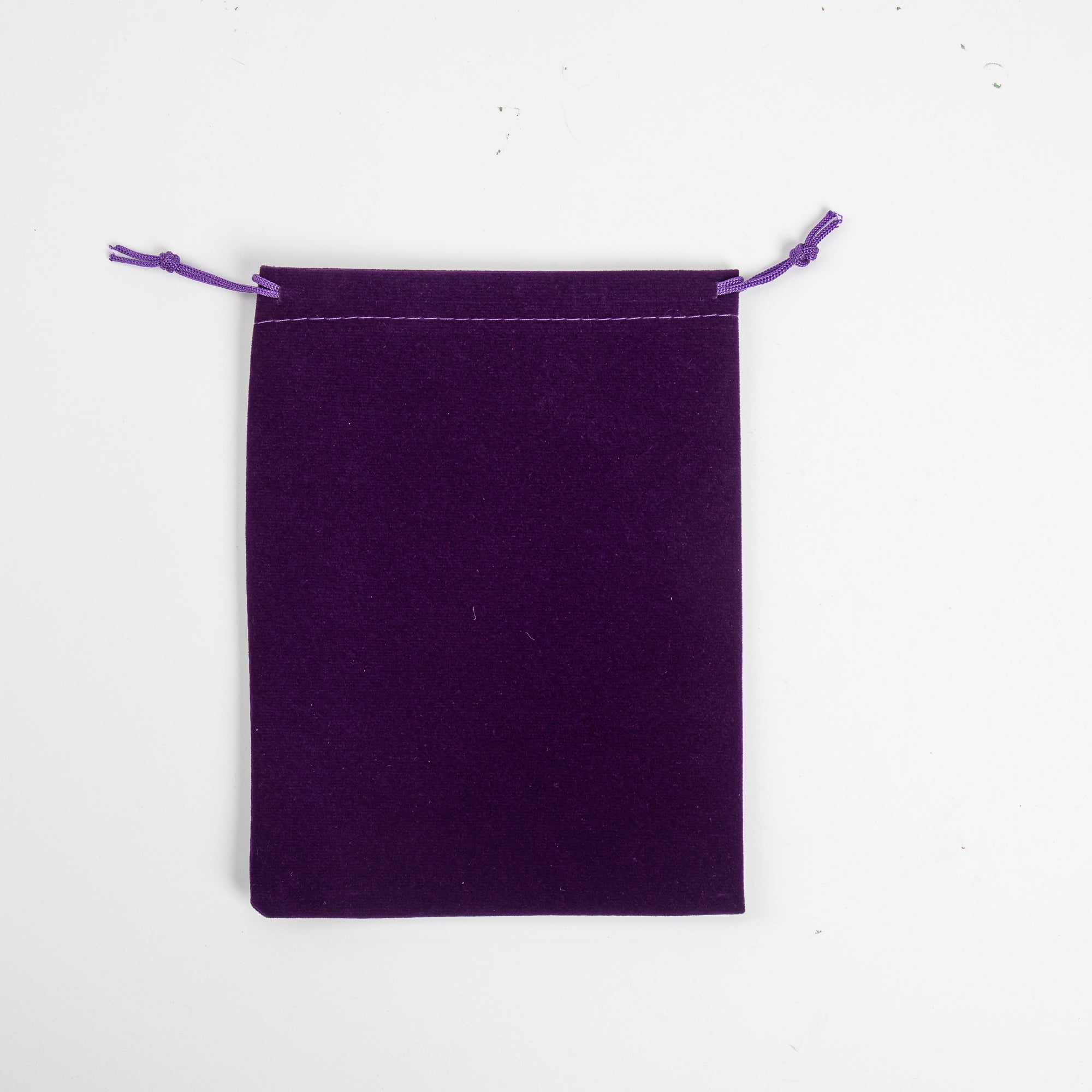 50x Velour/Velvet Bag - 70mm x 90mm - Purple