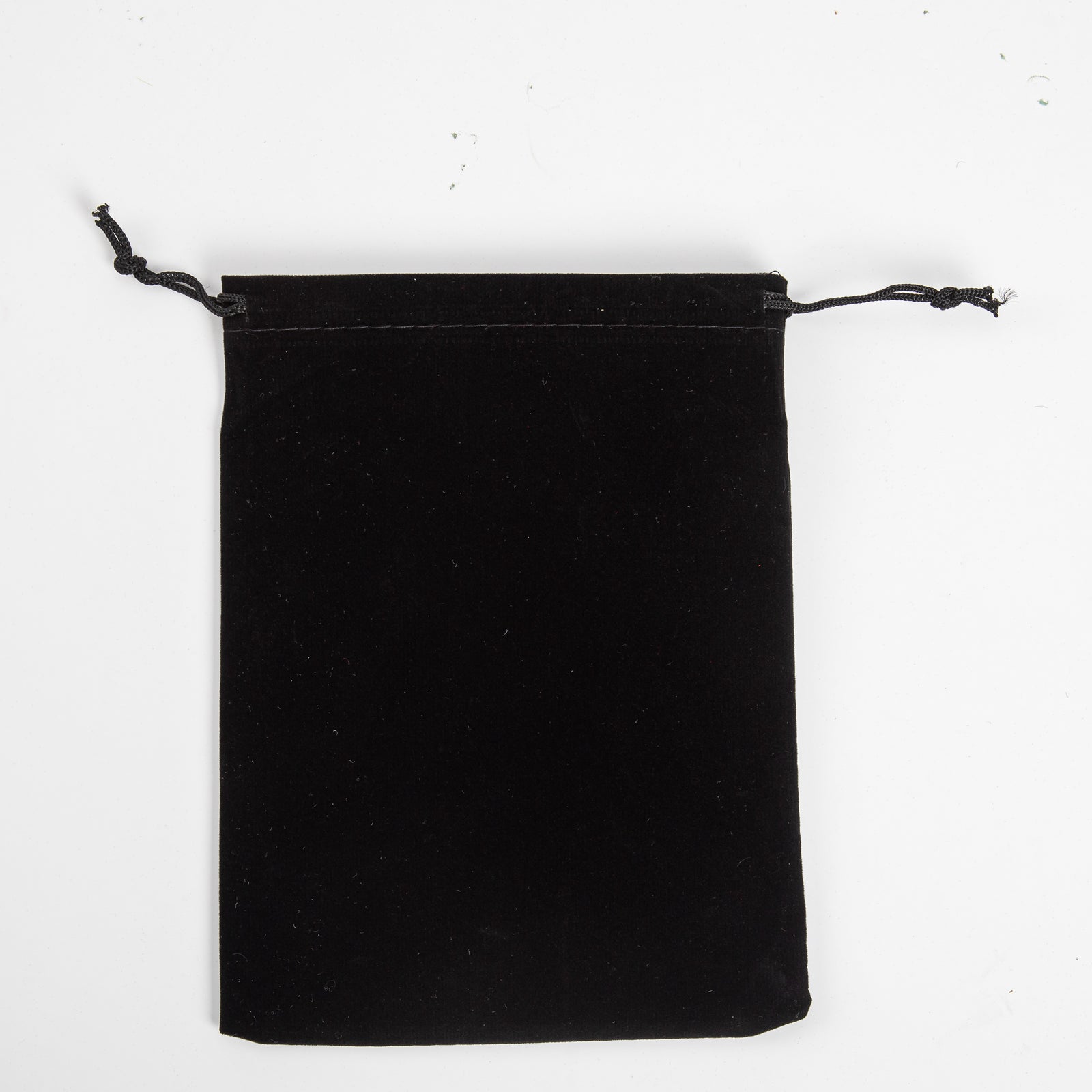50x Velours/Fluweel Zakje - 110mm x 160mm - Zwart