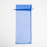 50x Organza Zakje - 150mm x 200mm - Donker Blauw