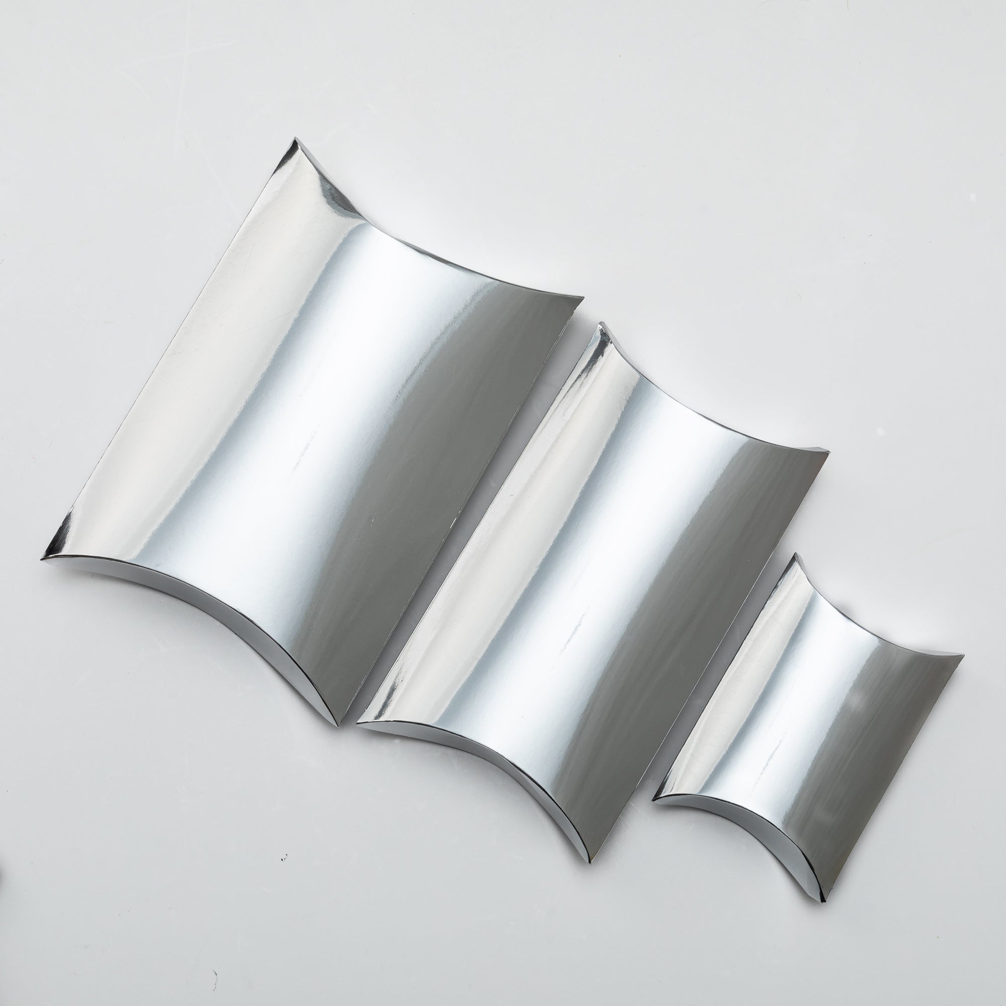 12x Kussendoos - 15x9x3.5 cm - Zilver