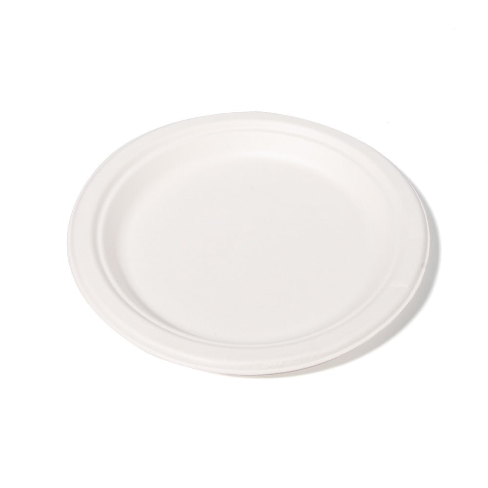1000x Bord Ø15.5 cm suikerriet BIO bagasse Plasticvrij 6 inch