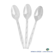 24x Herbruikbare lepel 155mm PP Transparant