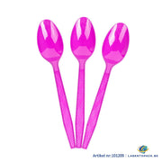 24x Herbruikbare lepel 155mm PP Paars