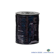 Krullint 5 mm x 500 m – Metallic Zwart met Holografische Glans