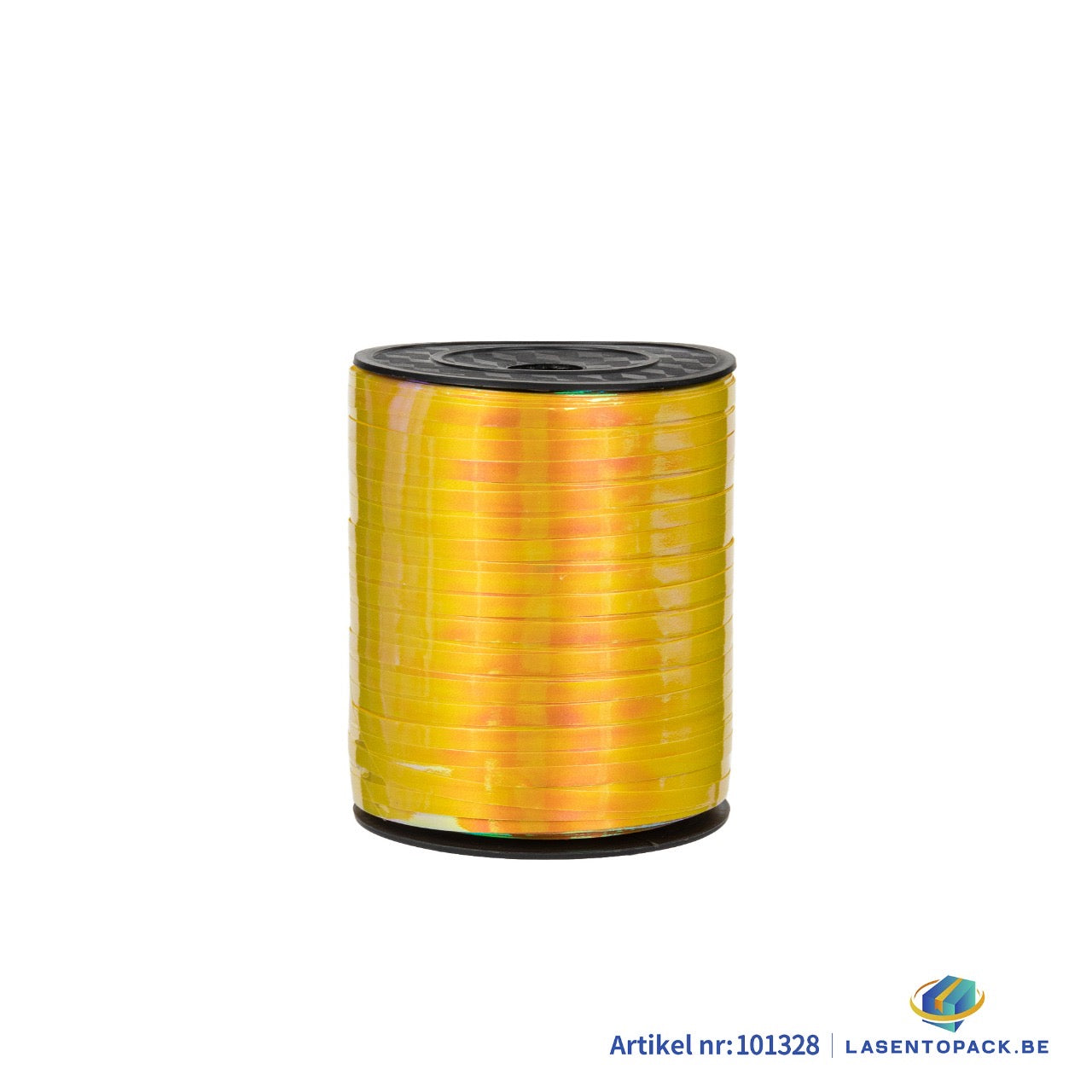 Krullint 5 mm x 500 m Metallic Geel