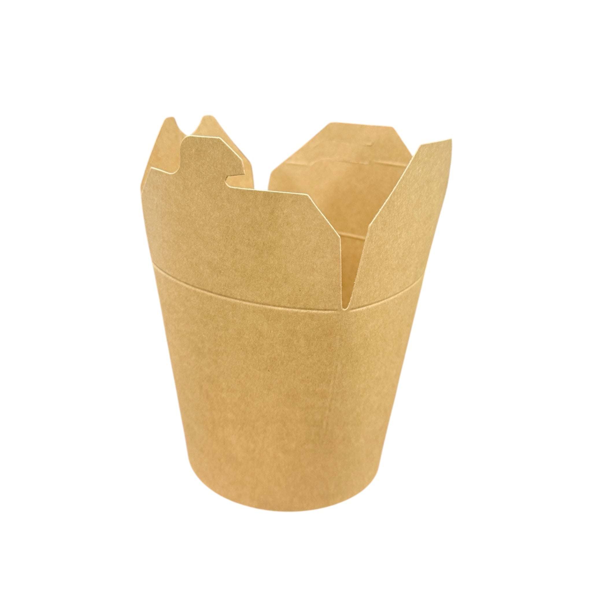 500x Wok to Go beker 26oz 750ml kraft
