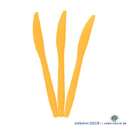 24x Herbruikbare Mes 170mm PP Oranje