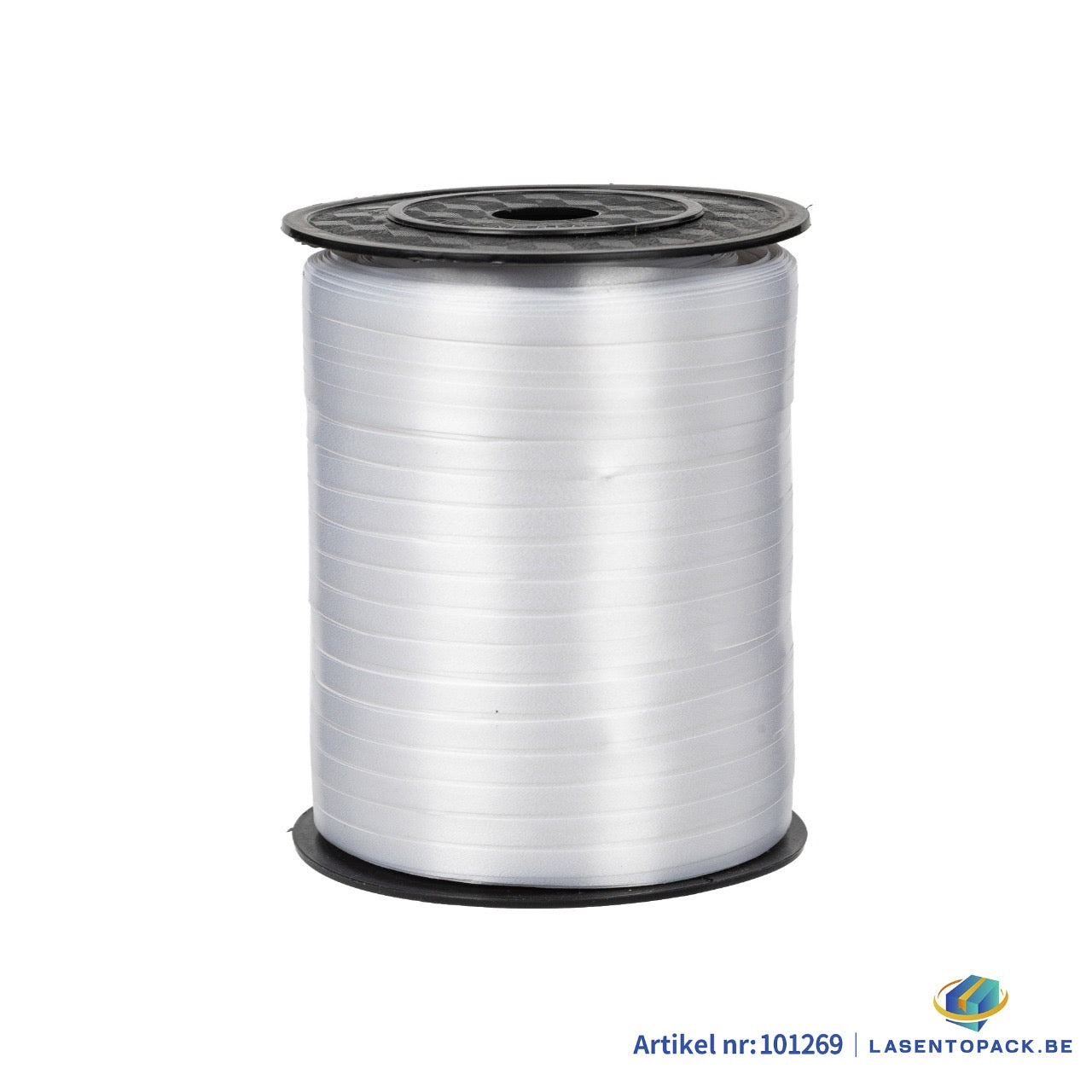 Krullint 10 mm x 250 m – Zilver