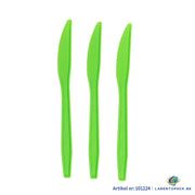 24x Herbruikbare Mes 170mm PP Groen