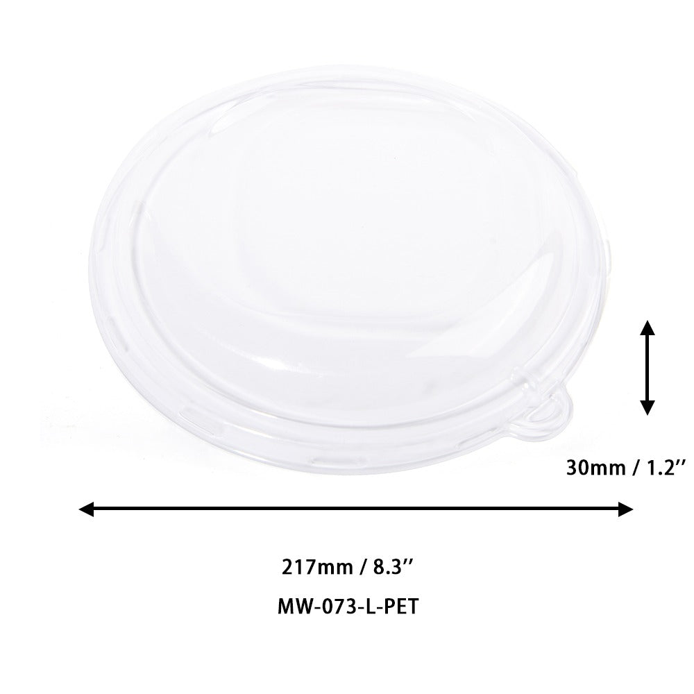 400x PET-deksel voor Kom 1420ml Ø210mm 48oz