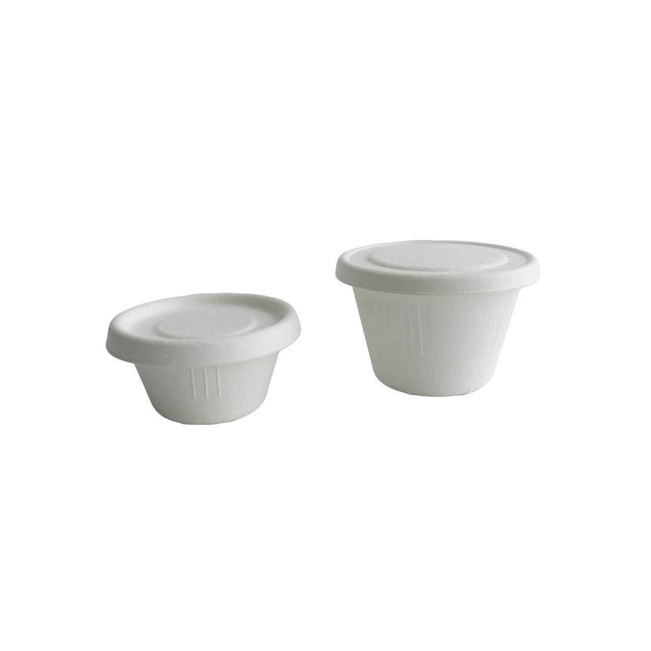 2000x Deksel suikerriet BIO voor sauscup 2oz (60ml)