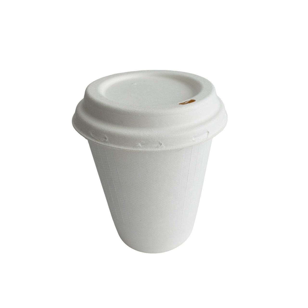 1000x Koffiebeker deksels Ø84mm suikerriet Biologisch geschikt voor bekers 8oz 230ml