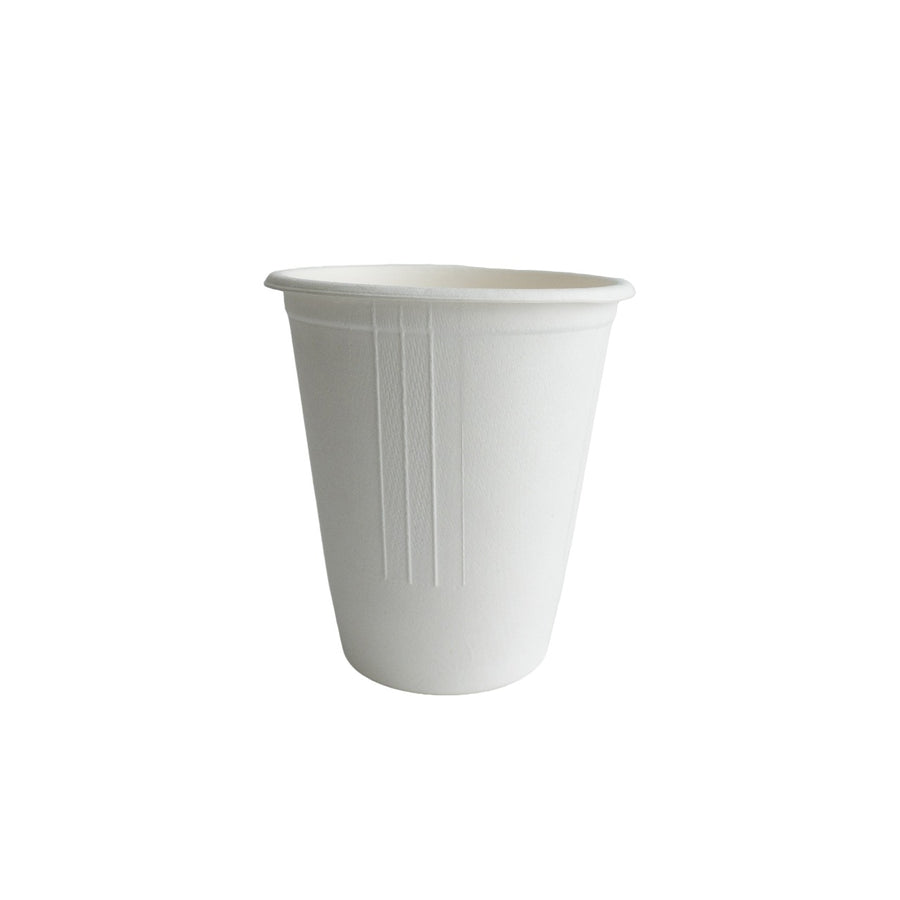 1000x BIO Koffiebeker van Bagasse suikerriet 230ml 8oz