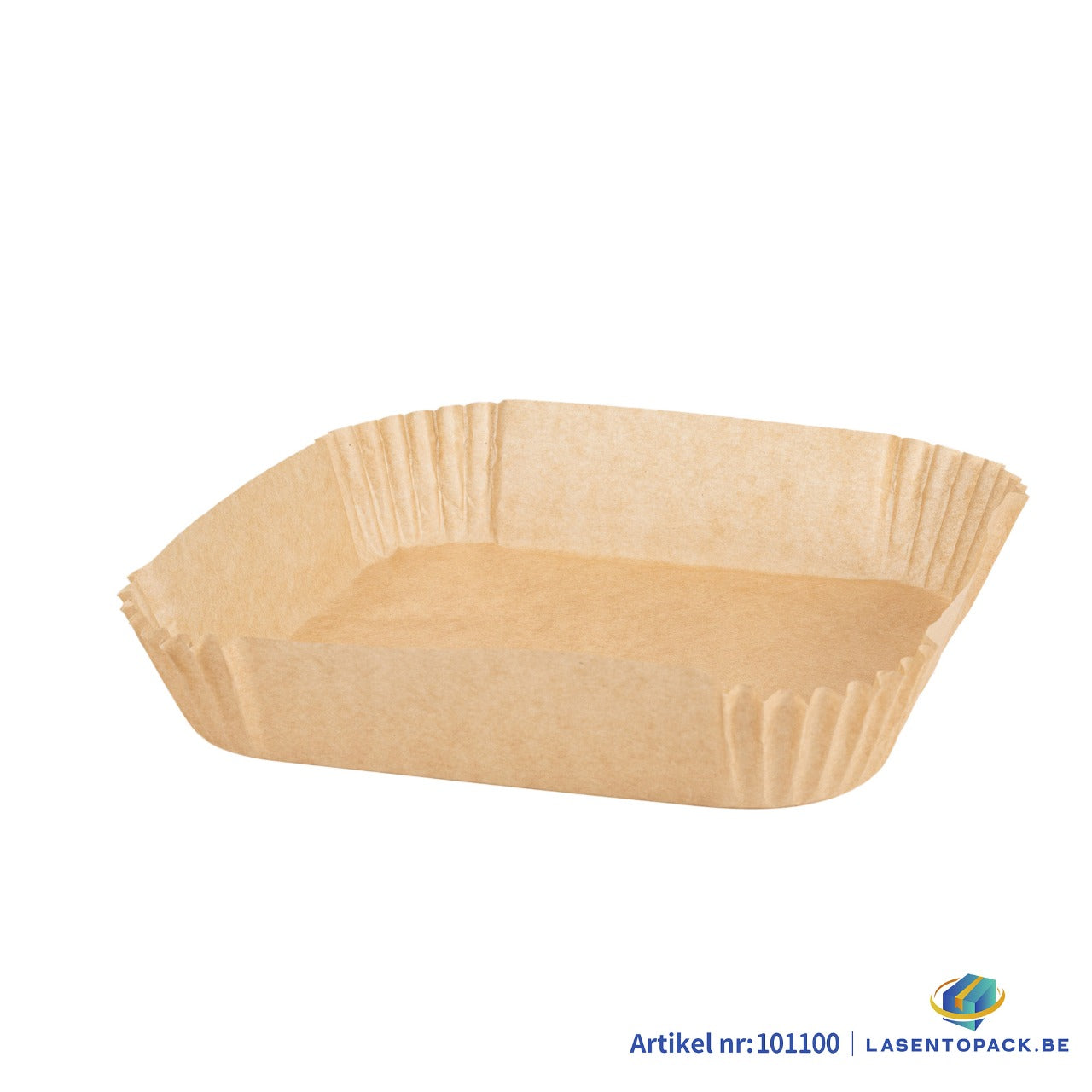 Airfryer BakPapier  Airfryer Bakjes  Wegwerpbakjes Vierkant 50 stuks  160 mm x 45 mm  Airfryer Accesoires L & XL