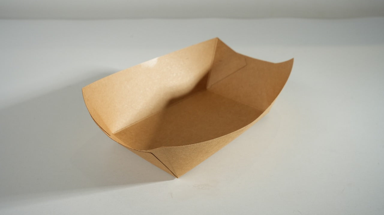 400x Frietbakjes A50 kraft FSC