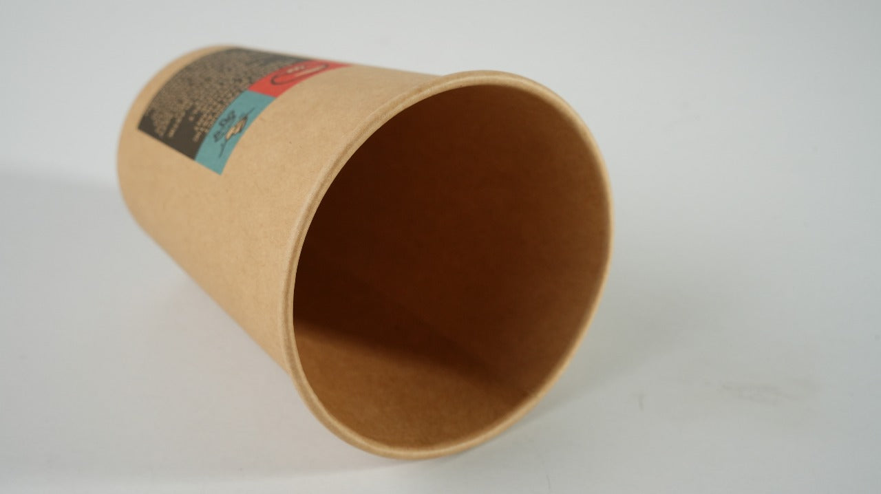 1000x Coffee to go Espresso koffiebeker Nature Kraft 120ml 4oz bruin FSC en BIO