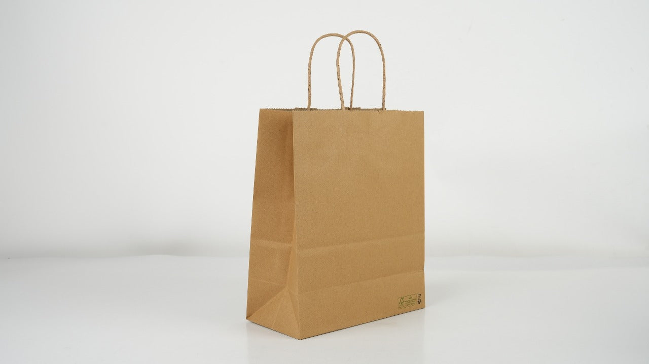 200x Papieren Tassen Extra Groot 120 gr. – 54+12 x 45 cm BIO FSC