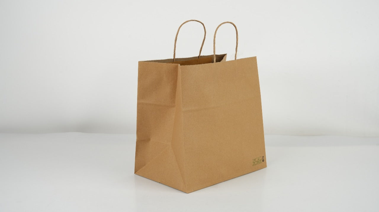 200x Papieren Tassen Groot 120 gr. – 32+21 x 27 cm BIO FSC