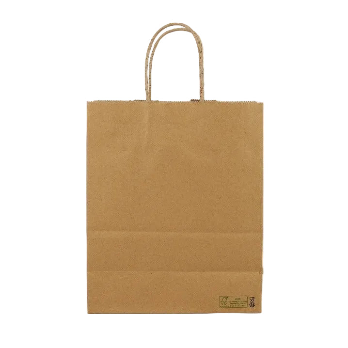 200x Papieren tassen Middel 100 gr. 26+17x26cm BIO FSC