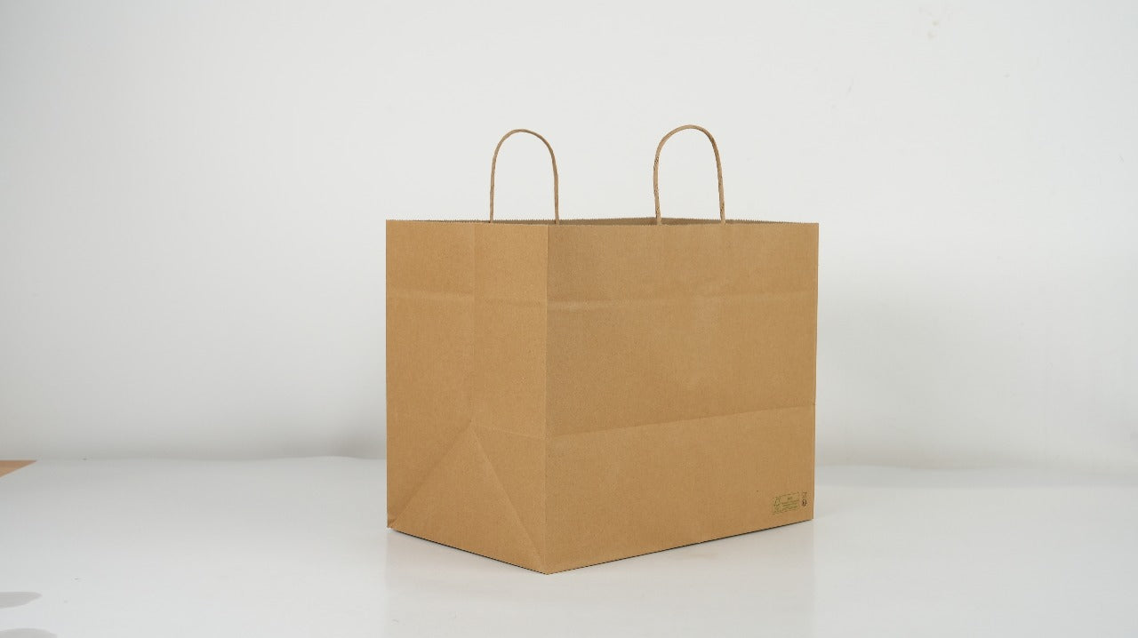 200x Papieren Tassen Groot 120 gr. – 36+31 x 36 cm BIO FSC