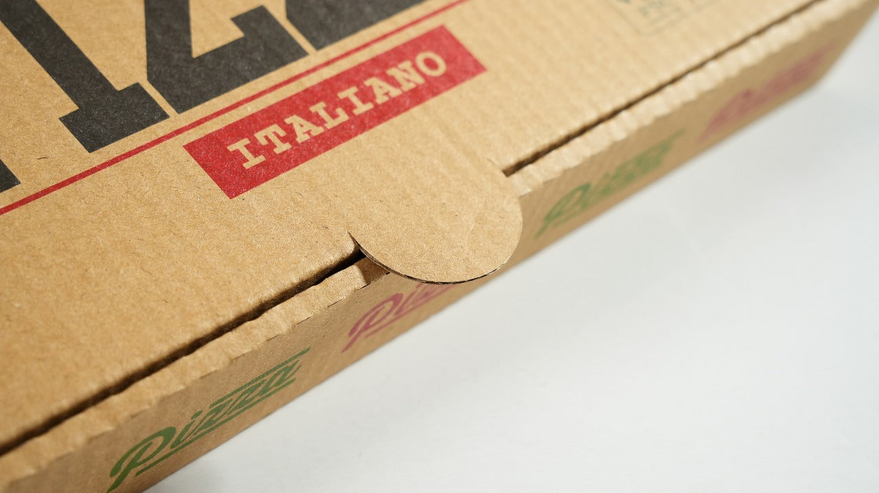 100x Pizza Doos 360 mm x 360 mm x 45 mm FSC Golfkarton XXL