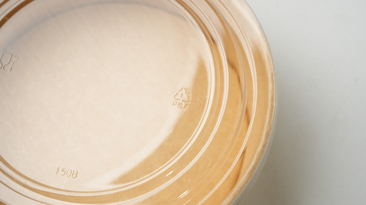 300x Deksel Salade Poke Bowl 1500ml Ø185mm transparant