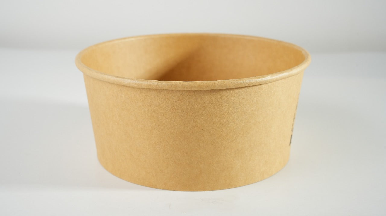 300x Salade Poke Bowl 1300ml Ø165mm 40oz – BIO en FSC-gecertificeerd Kraft
