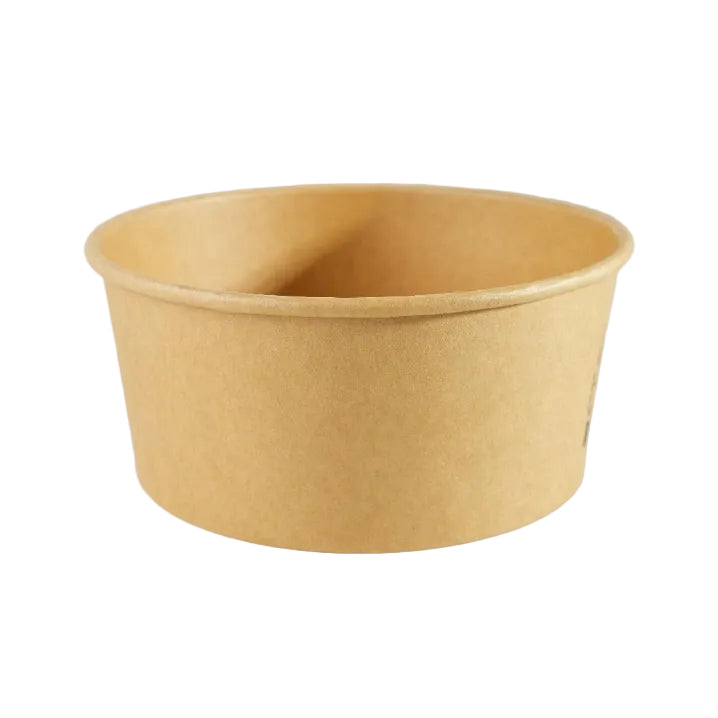 300x Salade Poke Bowl 1300ml Ø165mm 40oz – BIO und FSC-zertifiziertes Kraftpapier