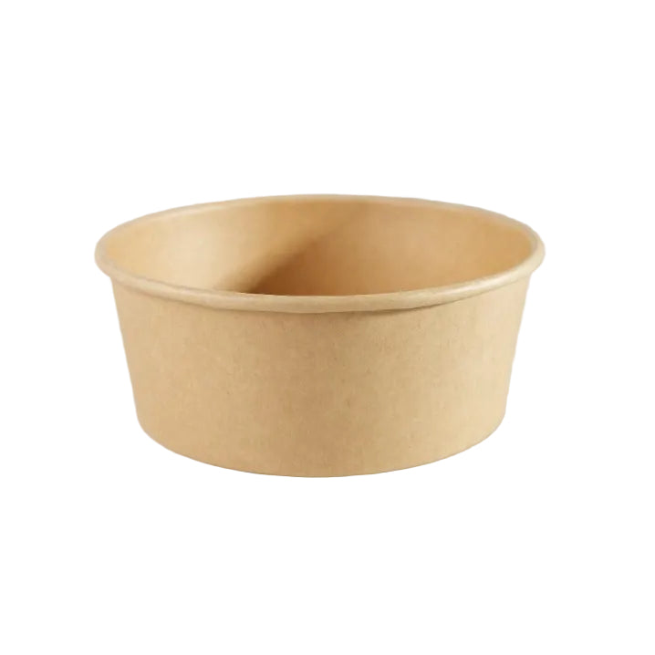 300x Salade Poke Bowl 750ml Ø150mm 26oz – Bio und FSC-zertifiziertes Kraft