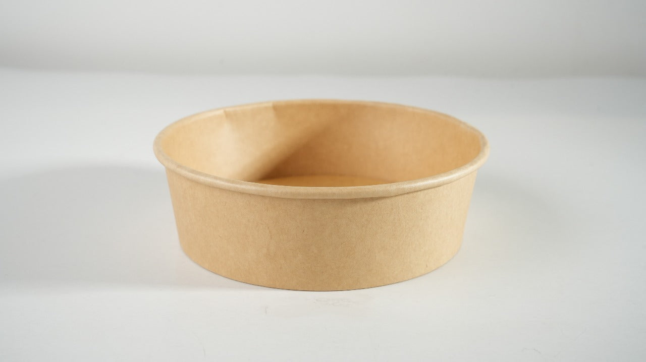 300x Salade Poke Bowl 500ml Ø150mm 20oz – Bio en FSC-gecertificeerd Kraft