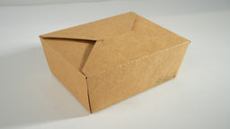 300x Oosterse Maaltijdbox 1400ml Nature kraft en Biologisch