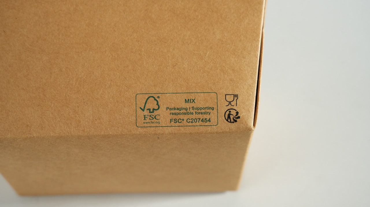 300x Oosterse Maaltijdbox 1100ml Nature kraft en Biologisch