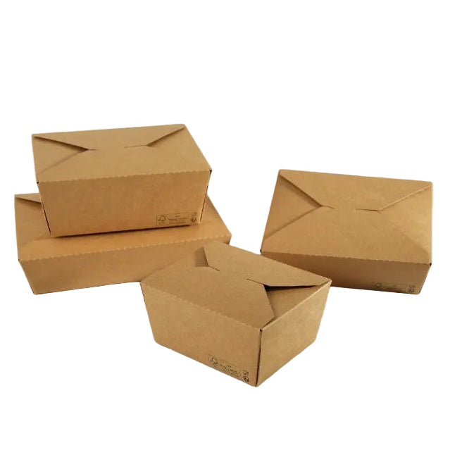 300x Oosterse Maaltijdbox 800ml Nature Kraft en Biologisch