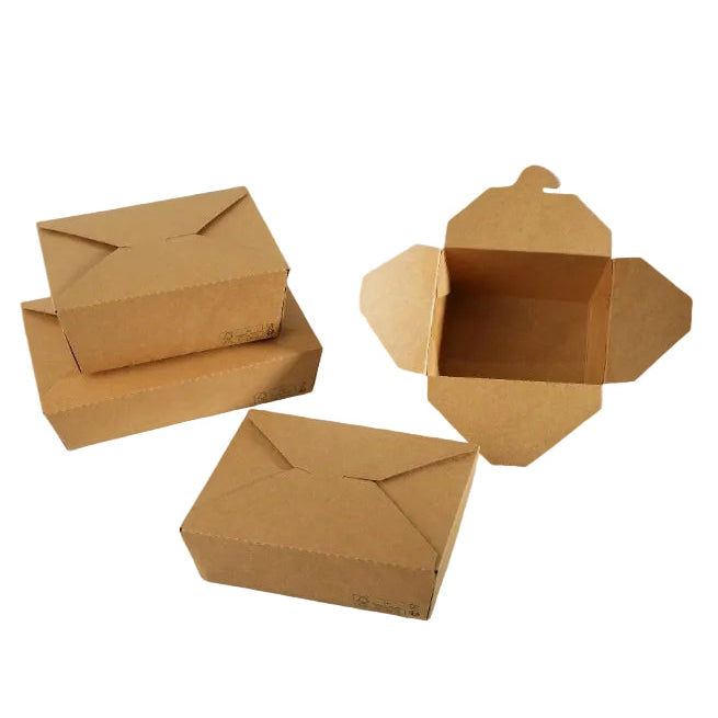 300x Oosterse Maaltijdbox 1500ml Nature Kraft en Biologisch