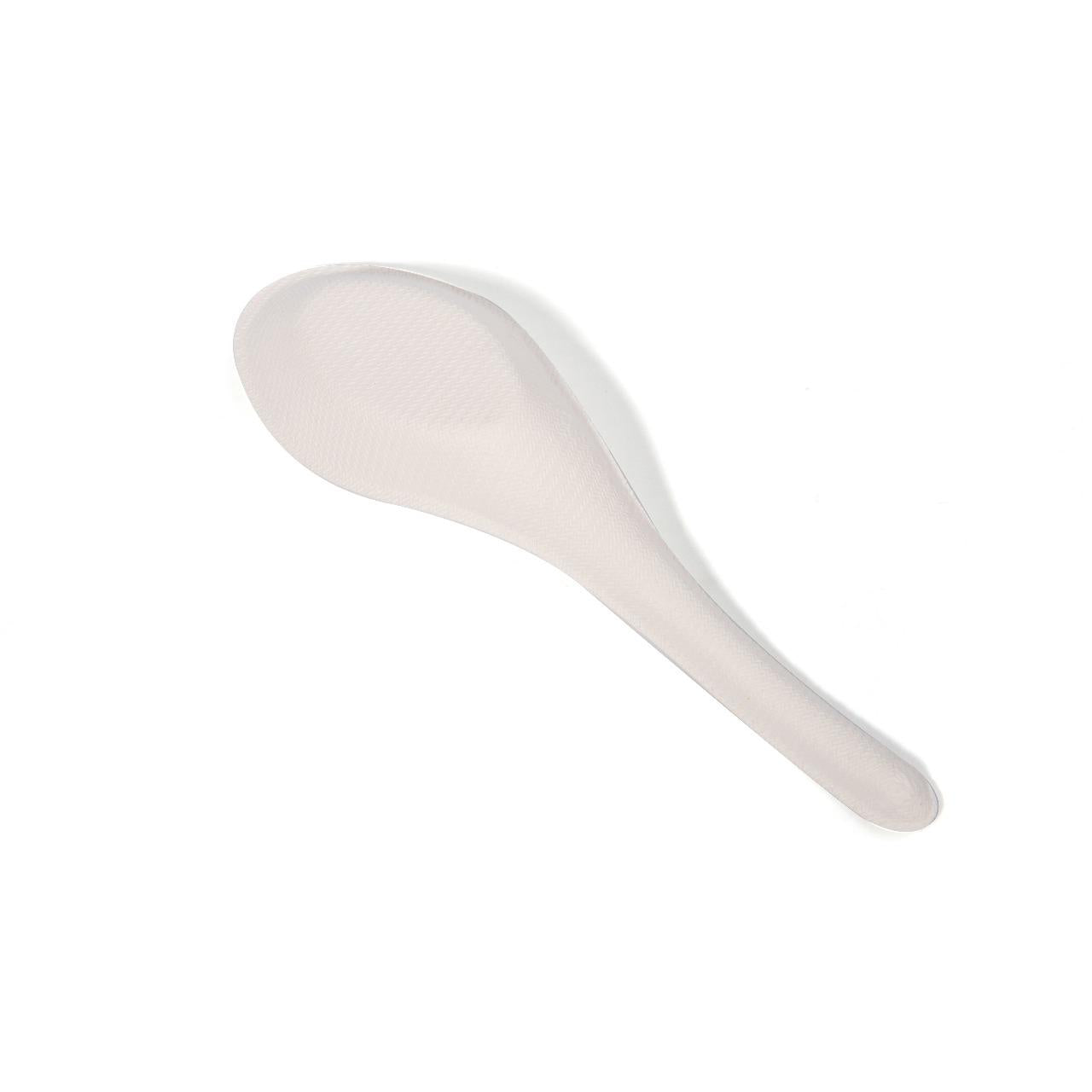 50x Bagasse Suikerriet Soep Lepel 15,4cm Wit Sterk en Mileuvriendelijk