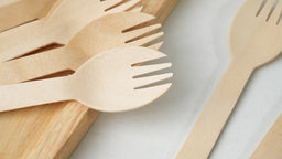1000x Houten lepelvork 160mm 100% FSC Biologisch