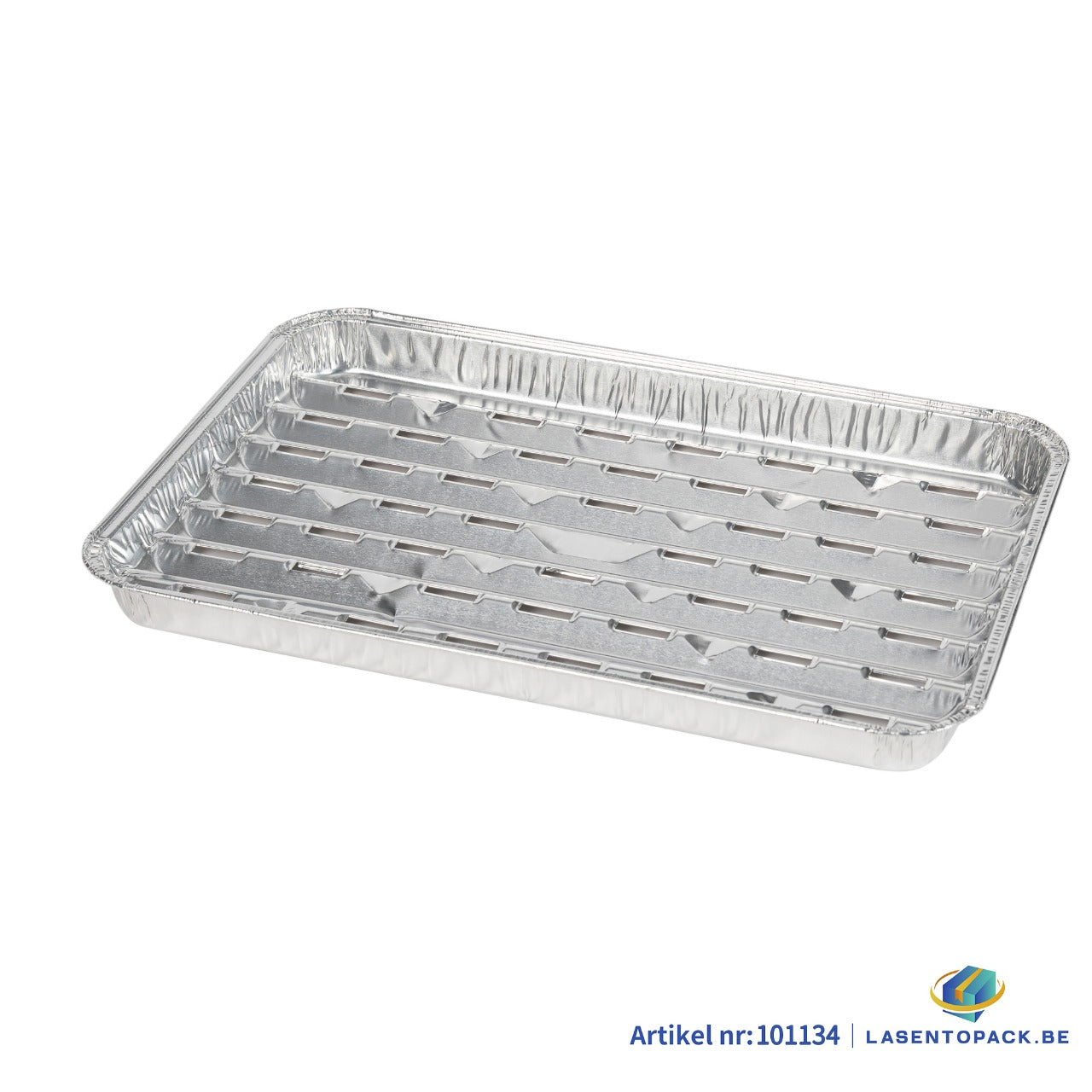 125x Aluminium BBQ Grill Schaal 340x230x28mm