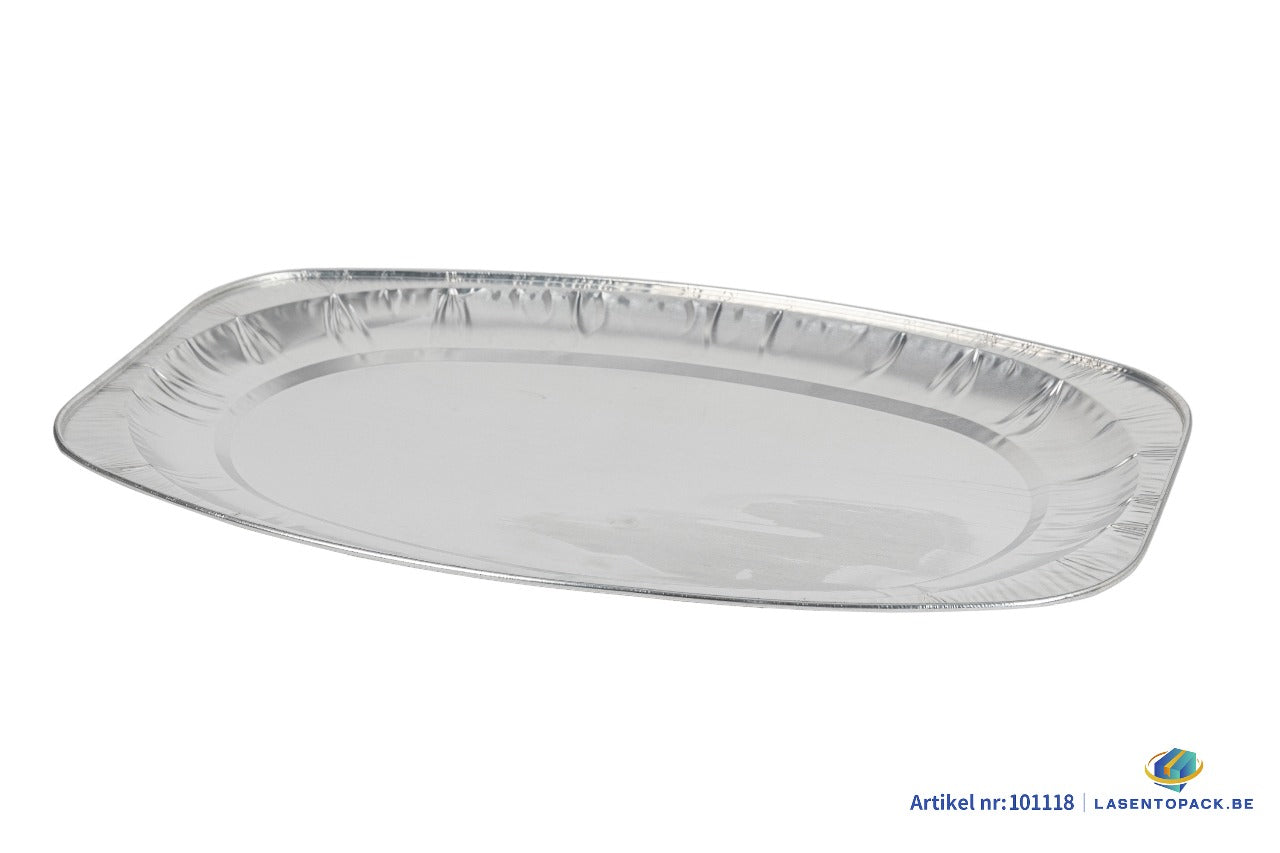 50x Cateringschaal Aluminium 550mm x 362mm x 30mm