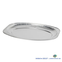 100x Cateringschaal Aluminium  426mm x 286mm x 29mm