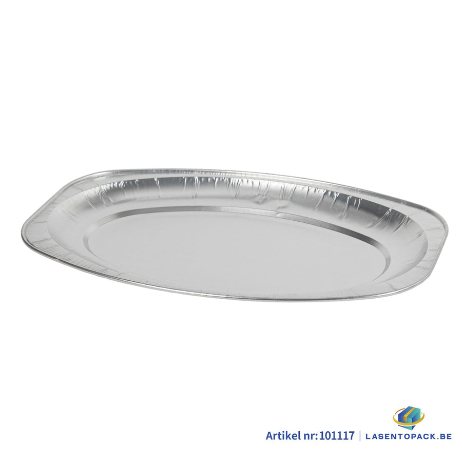 100x Cateringschaal Aluminium  426mm x 286mm x 29mm