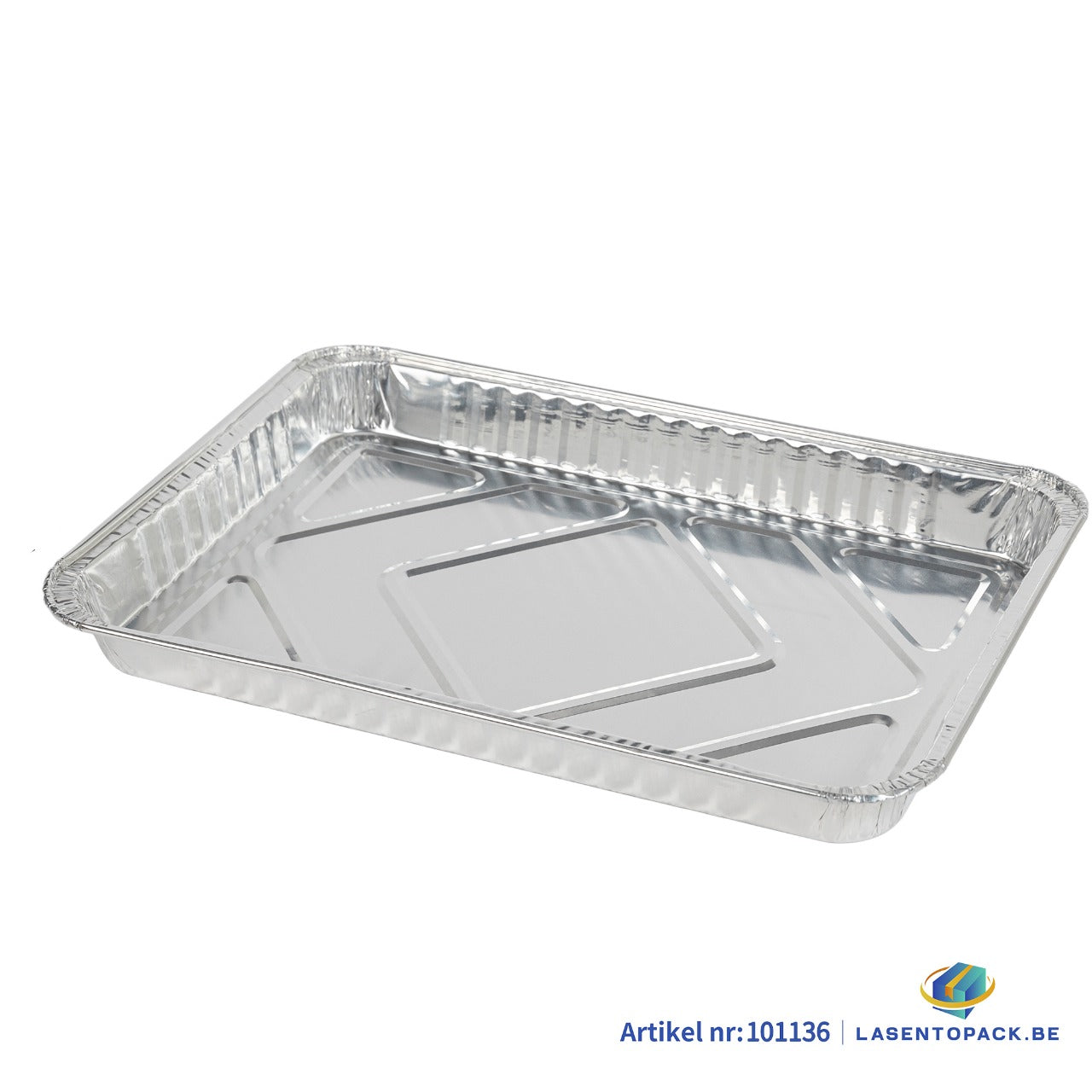 100x Aluminium Bak 326x227x32mm 1700ml
