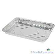 100x Aluminium Bak 326x227x32mm 1700ml