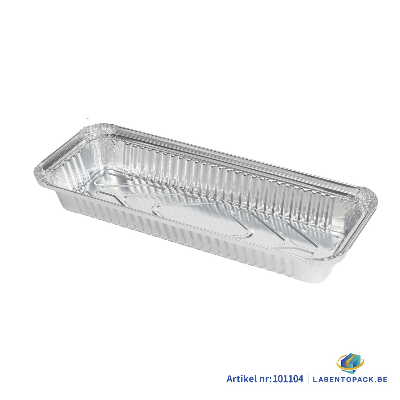 125x Aluminium bak 353x133x52mm 1400ml