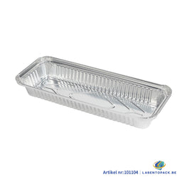 125x Aluminium bak 353x133x52mm 1400ml