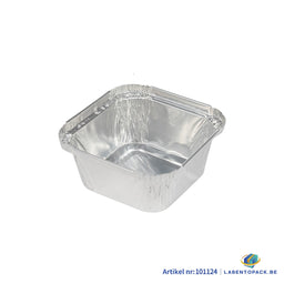 1000x Aluminium bak 75x75x35 mm 95ml