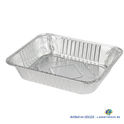 100x Aluminium Schaal 325x262x63mm 3500ml