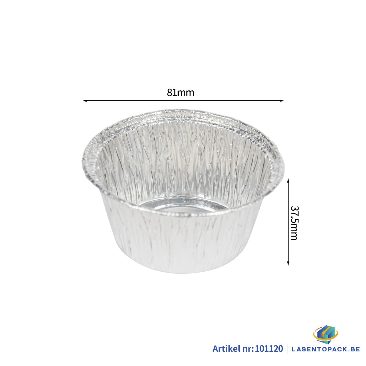 1000x Aluminium cups 100 ml