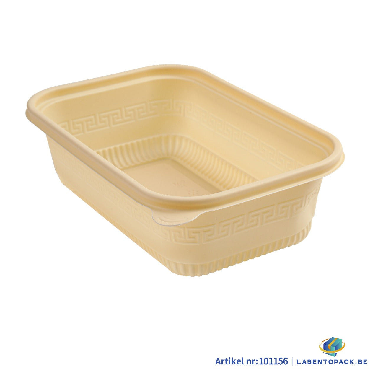 200x Maaltijdbak PP & Mais 1000ml inclusief Deksel
